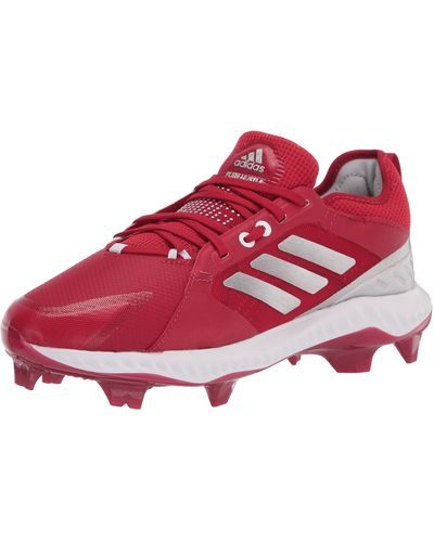 adidas FV9045 Baseball Shoe - Rot