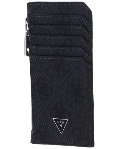 Guess Vezzola Card Case With Zipper Black - Nero
