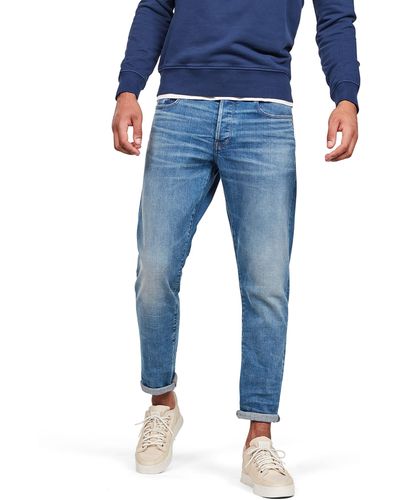 G-Star RAW 3301 Regular Tapered Jeans - Blu