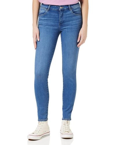 Wrangler Skinny Jeans - Blau