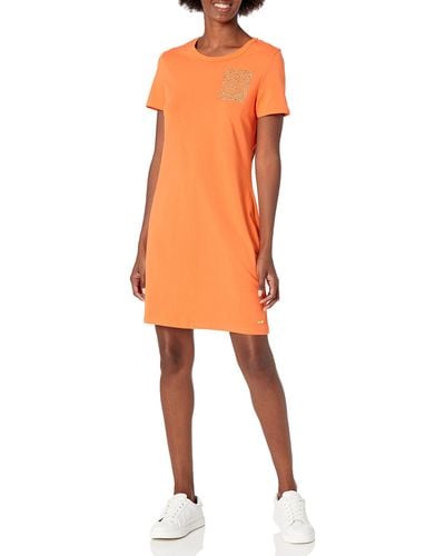 Orange Calvin Klein Dresses for Women | Lyst