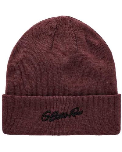 G-Star RAW Effo Aw Long Beanie Hat Voor - Paars