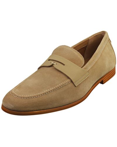 Ted Baker Adlerr Mens Loafer Shoes In Light Brown - 8 Uk - Natural