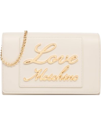 Love Moschino Femme Lovely love sac bandouli�re avorio - Neutre