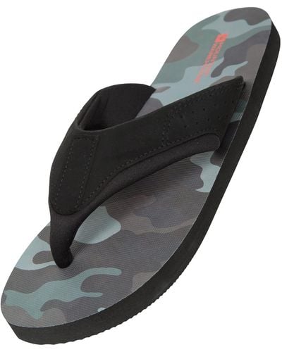 Mountain Warehouse Flops - Slip-on Sandals With Soft Padded Upper Straps - Best For Summer - Black