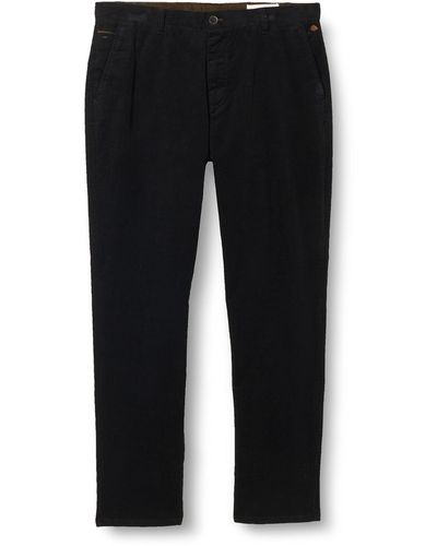 Springfield Chinese Broek Slim Fit Aantrekker - Zwart