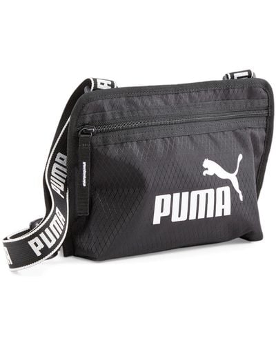 PUMA Core Base Shoulder Bag Black - Schwarz