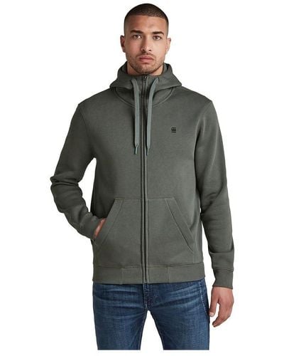 G-Star RAW Premium Core Hooded Zip Sw Ls Pull Over,graphite,l - Grey