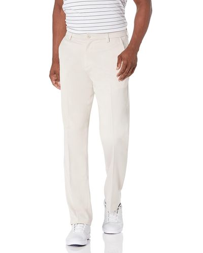 Amazon Essentials Classic-fit Stretch Golf Trousers - White