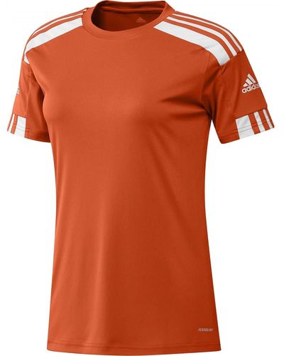 adidas Squadra 21 Jersey Korte Mouwen Team Oranje/wit