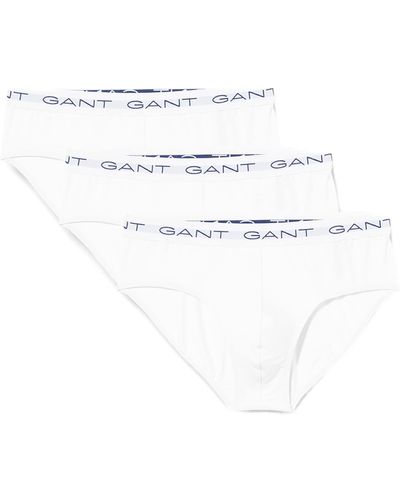 GANT Brief 3-Pack Unterwäsche - Weiß