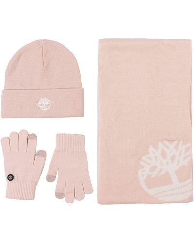 Timberland Double Layer Scarf - Pink