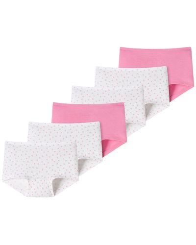 Schiesser 95/5 Organic Cotton Shorts - 6er - Pink