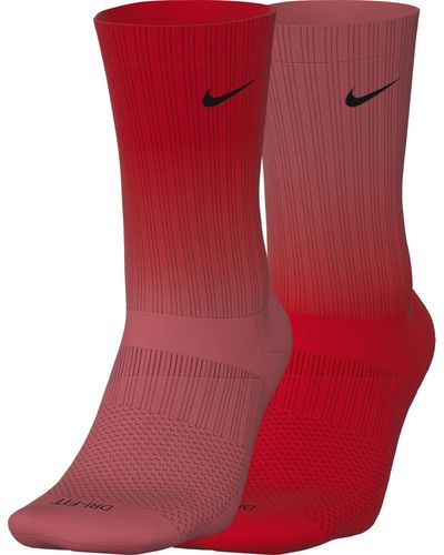 Nike Everyday Plus Gevoerde Sokken - Rood