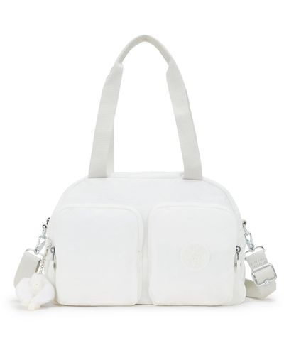 Kipling Shoulder Bag Cool Defea Pure Alabaster Medium - White