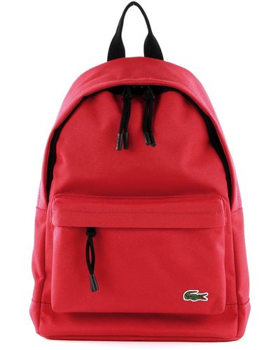 Lacoste Neocroc Backpack S Haut Rouge - Rot
