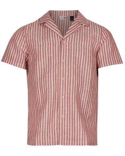 O'neill Sportswear Camicia a maniche corte da uomo - Rosa