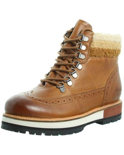 Pepe Jeans London Montreal Hyke Desert Boots - Natural