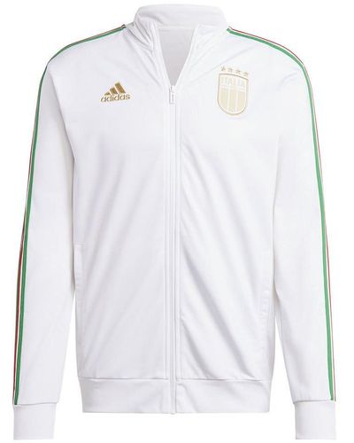 adidas 2024-2025 Italy DNA Track Top - Bianco