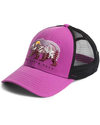 The North Face Embroidered Mudder Trucker - Purple