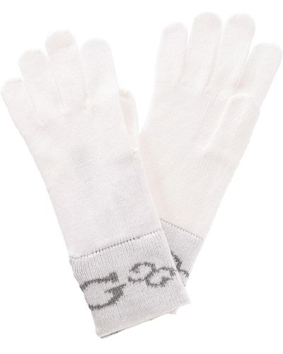 Guess Knitted Gloves Awu320vis02 Women - White