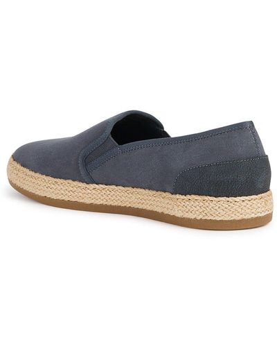 Geox U Pantelleria A Espadrille Wedge Sandal - Blue