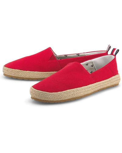 Tommy Hilfiger Recycled Cotton Espadrille - Rouge