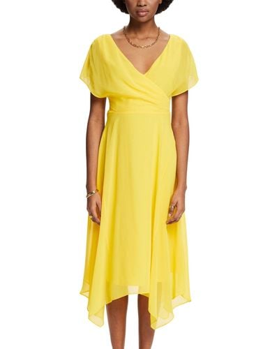 Esprit 034ee1e341 Dress - Yellow