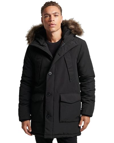 Superdry Parka Jacke - Schwarz