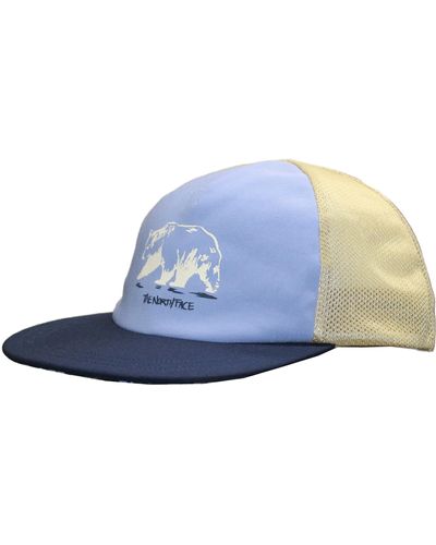The North Face Class V Trucker Adult Cap Hat,deep Periwinkle Bear Graphic - Blue