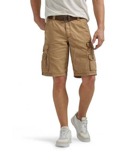 Lee Jeans Dungarees Belted Wyoming Cargo Short - Natural