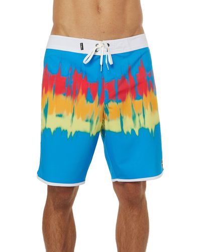 O'neill Sportswear Swim Trunks With Fast-drying Stretch Fabric - Bathing Suit With - Blue
