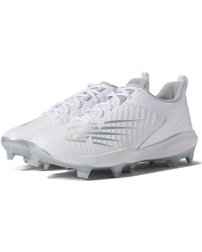 New Balance Fuel Cell Fusev3 Low Molded Softball Cleats White/white B 6.5 - Metallic