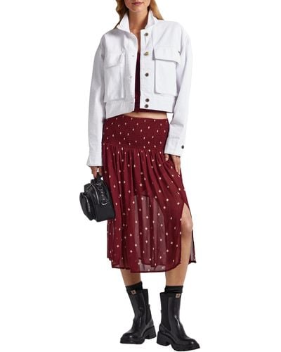 Pepe Jeans Geneve Skirt - Red
