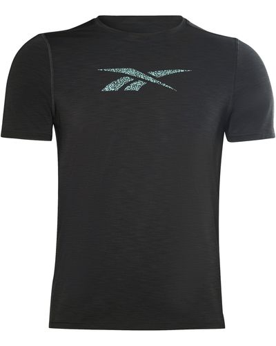 Reebok Wor Ac Ss Tee T-shirts - Zwart