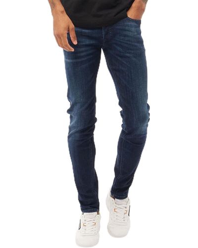 DIESEL Troxer WASH R79K6 Stretch Hose Jeans Pants Slim Skinny Wählbar - Blau