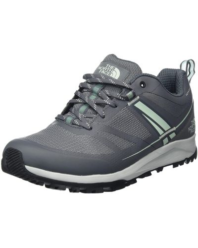 The North Face Litewave Trainer Zinc Grey/green Mist 4 - Black