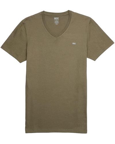 DIESEL Umtee-Michael-Tube-twopack T-Shirt - Grün