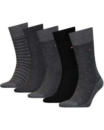 Tommy Hilfiger Giftbox Birdeye Socks 5 Pairs Eu 43-46 Man - Black