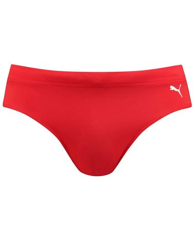 PUMA Swimming Trunks Summer Brief Swim Shorts - Rouge
