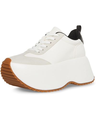 Madden Girl Focal Sneaker - White