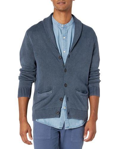 Goodthreads Soft Cotton Shawl Cardigan Sweater - Blue