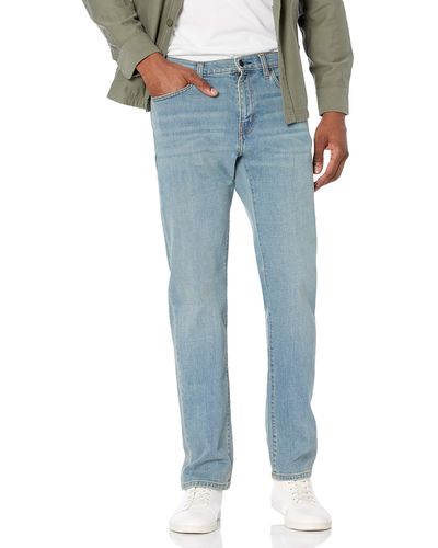 Amazon Essentials Jeans con Taglio Dritto Uomo - Blu