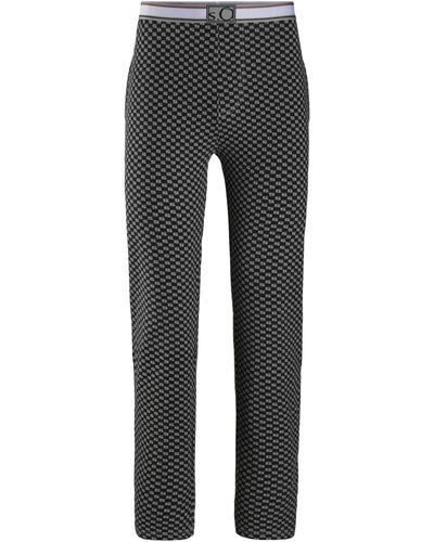 S.oliver Pyjamahose in schwarz AOP - Grau