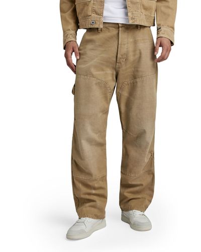 G-Star RAW Carpenter 3d Loose Jeans Voor - Naturel