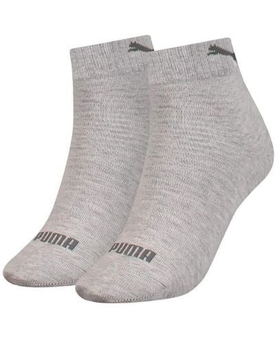 PUMA 100000963 Uk 2.5-5 S Quarter Socks - Grey