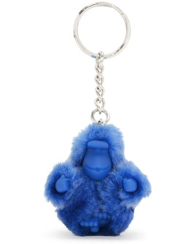 Kipling MONKEYCLIP XS Extra Kleiner Affen-Schlüsselanhänger - Blau