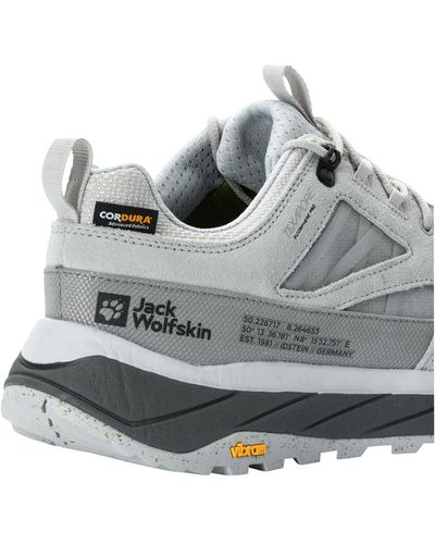 Jack Wolfskin Terraquest Texapore Low M Walking Shoe - Grey