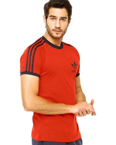 adidas Essentials -Sport-T-Shirt Gr. S - Rot