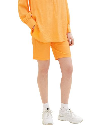 Tom Tailor 1035499 Chino Bermuda Shorts - Orange